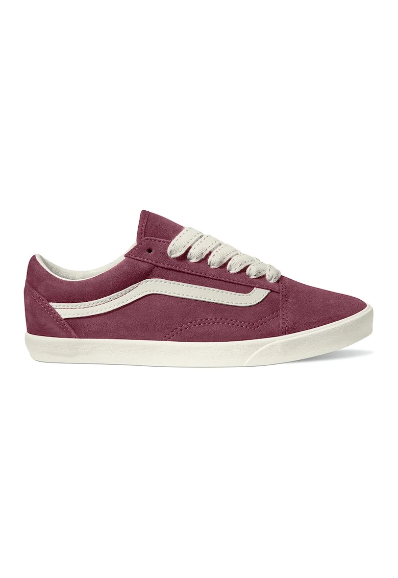 Pantofi sport din piele intoarsa Old Skool, Visiniu