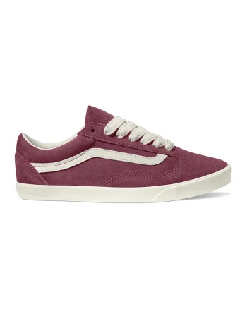 Pantofi sport din piele intoarsa Old Skool, Visiniu