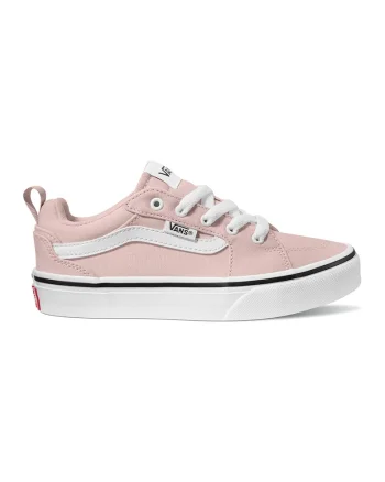 Pantofi sport din material textil cu model platforma, Alb/Roz pal