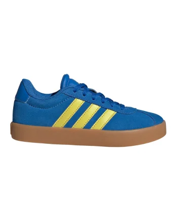 Pantofi sport VL Court 3.0 de piele intoarsa, Galben/Albastru royal