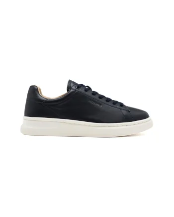 Pantofi sport din piele cu talpa wedge Underhill, Albastru royal/Bleumarin