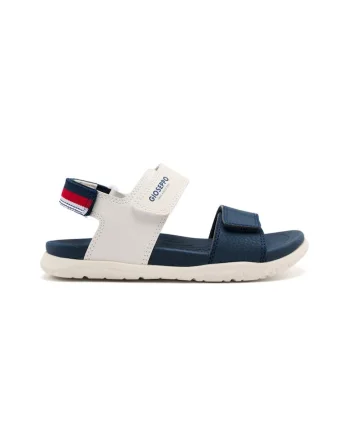 Sandale din piele ecologica cu inchidere velcro Anderson, Multicolor
