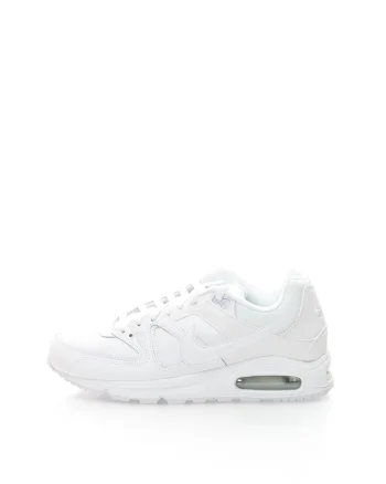 Air Max Command Pantofi sport din piele, Alb optic