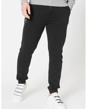 Pantaloni sport cu buzunare oblice, Negru