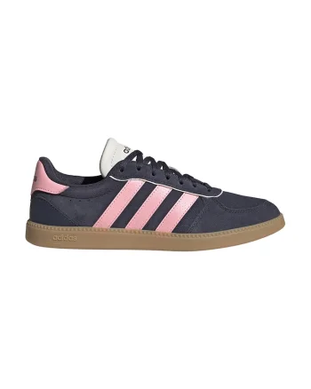 Pantofi sport Breaknet Sleek cu logo, Roz/Gri antracit