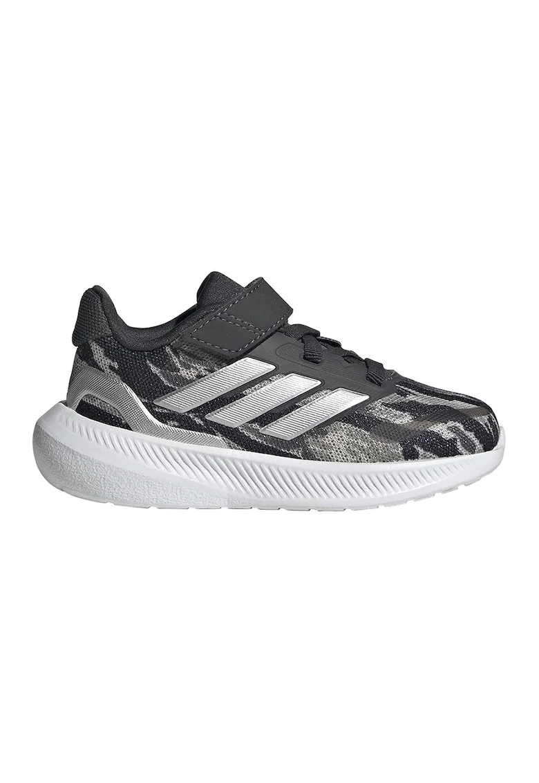 Pantofi Runfalcon 5 cu inchidere cu velcro, Negru/Gri