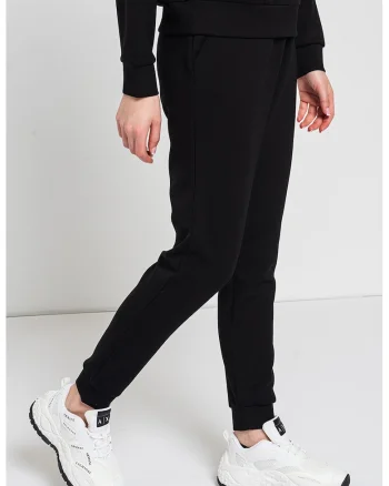 Pantaloni de trening cu talie inalta, Negru