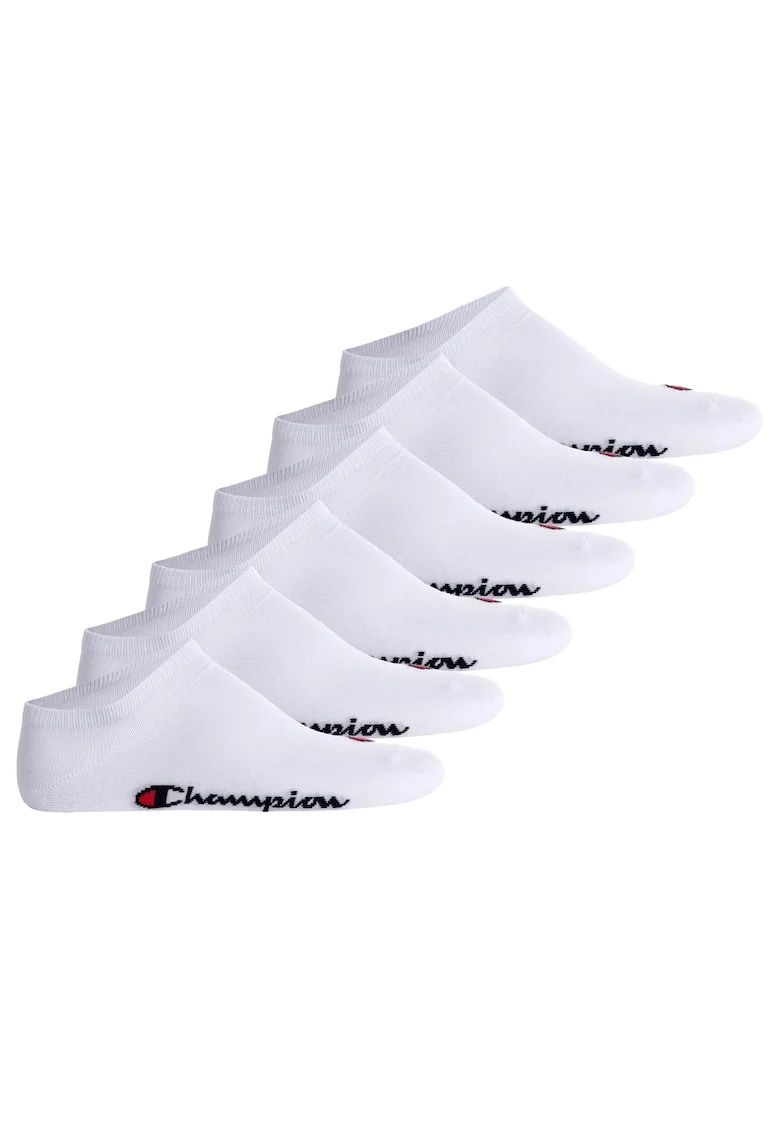 Set de sosete unisex pana la glezna - 6 perechi5, Alb