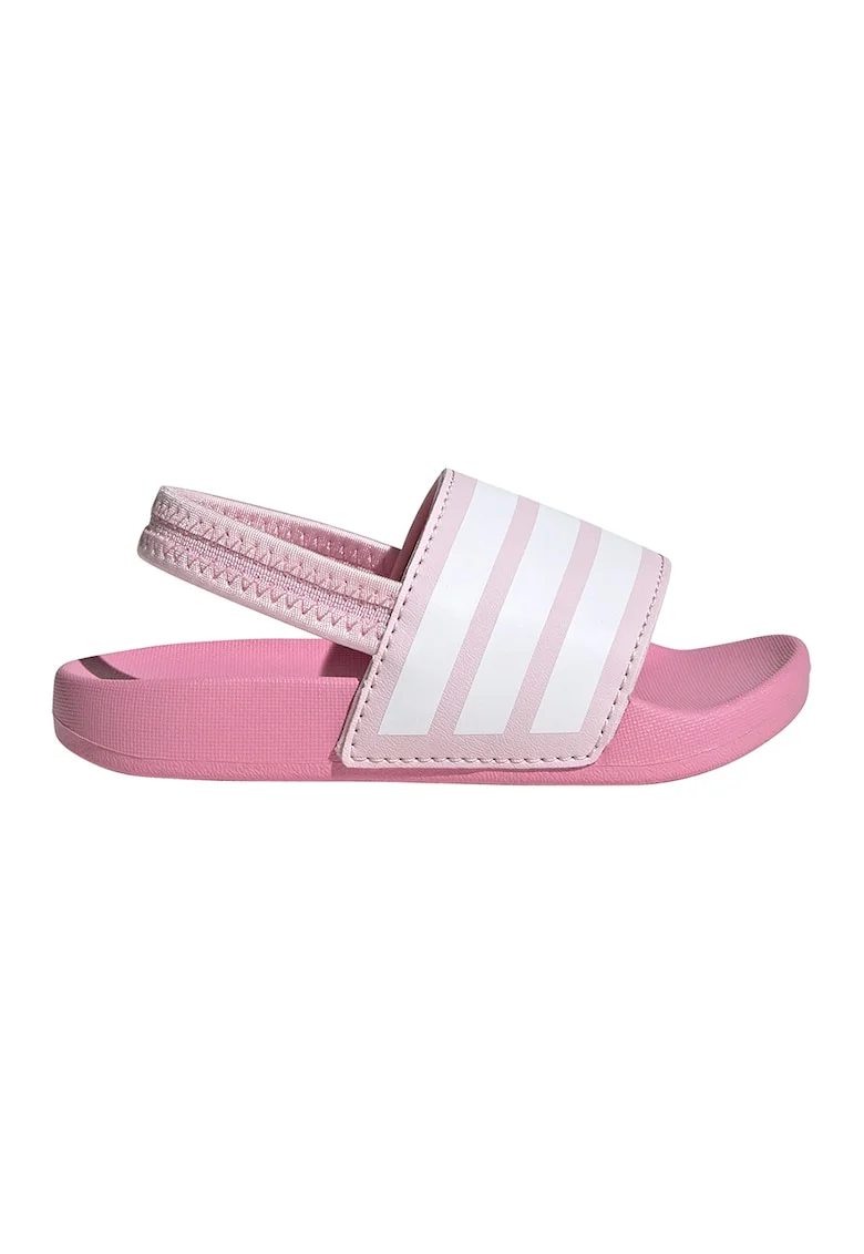 Sandale slingback Adilette, Alb/Roz