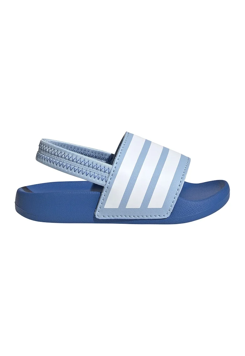 Sandale slingback Adilette, Alb/Albastru