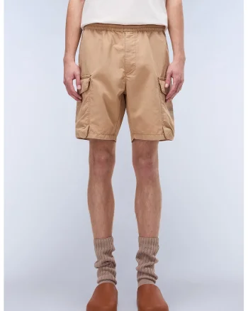 Pantaloni cargo scurti, Bej