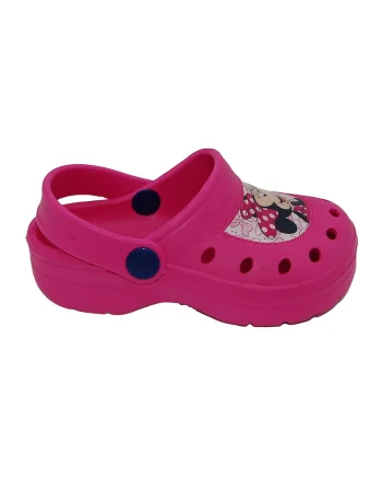 Saboti cu Minnie Mouse, Fucsia