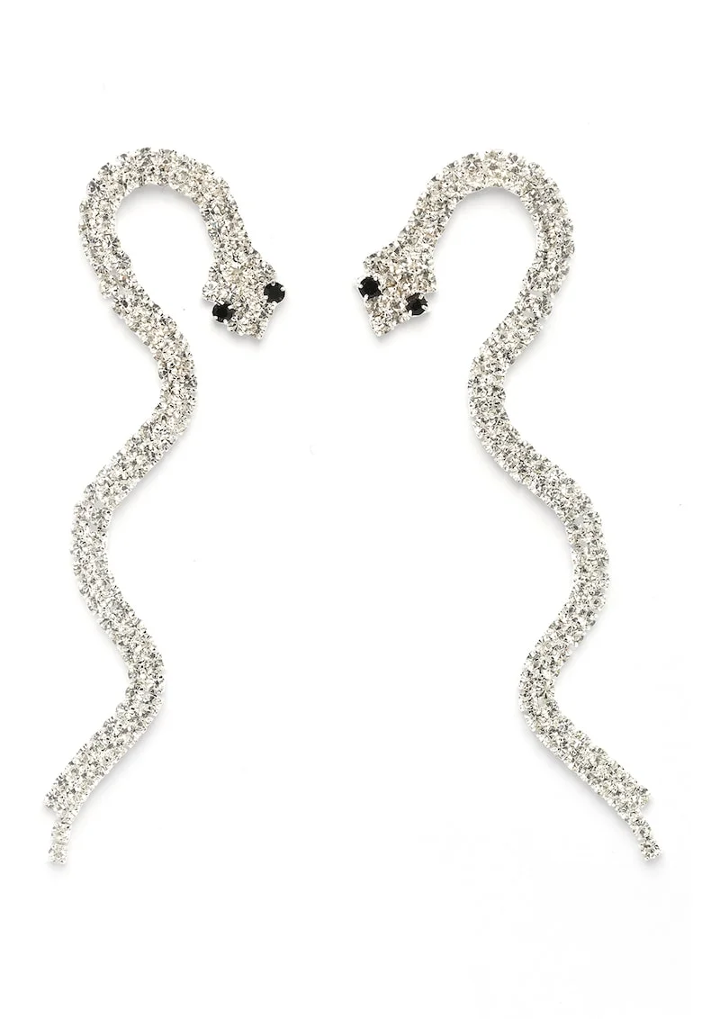 Cercei lungi Slithering Serpent, Transparent