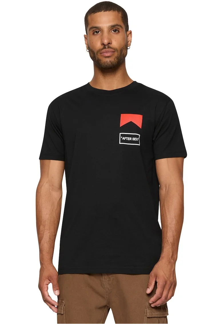 Tricou din bumbac cu imprimeu, Rosu/Alb/Negru