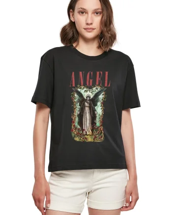 Tricou unisex cu imprimeu grafic, Rosu/Verde/Negru stins