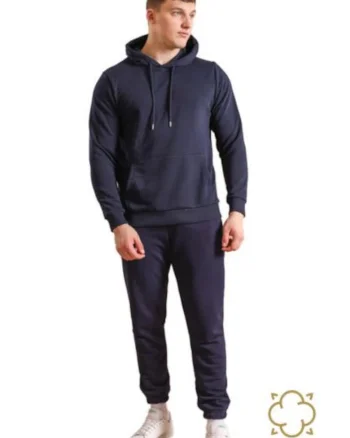 Pantaloni barbati albastri Bumbacel