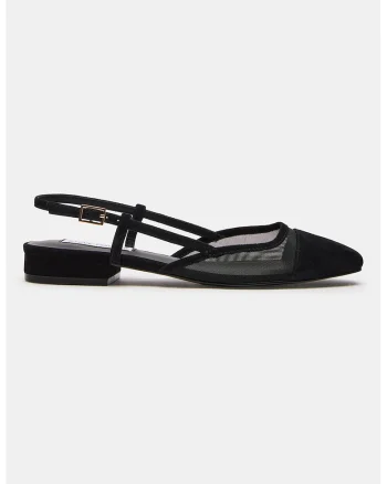 Pantofi din piele ecologica Belinda-M, Negru