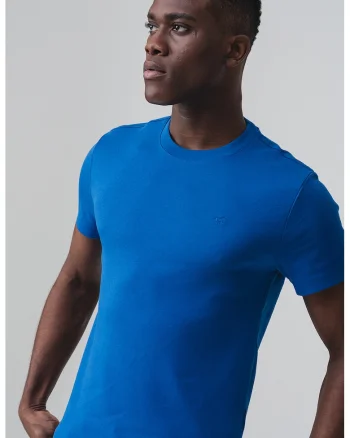 Tricou slim fit Allen, Albastru royal