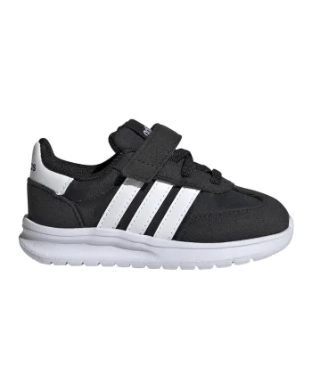 Pantofi sport Run 70s 2.0 cu velcro, Negru/Alb optic