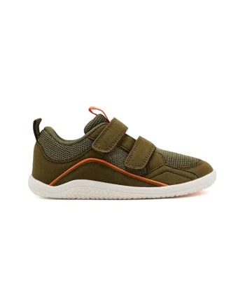 Pantofi sport din cu inchidere velcro si garnituri din plasa - 45375, Kaki