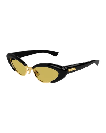 Ochelari de soare cat-eye, Auriu/Negru