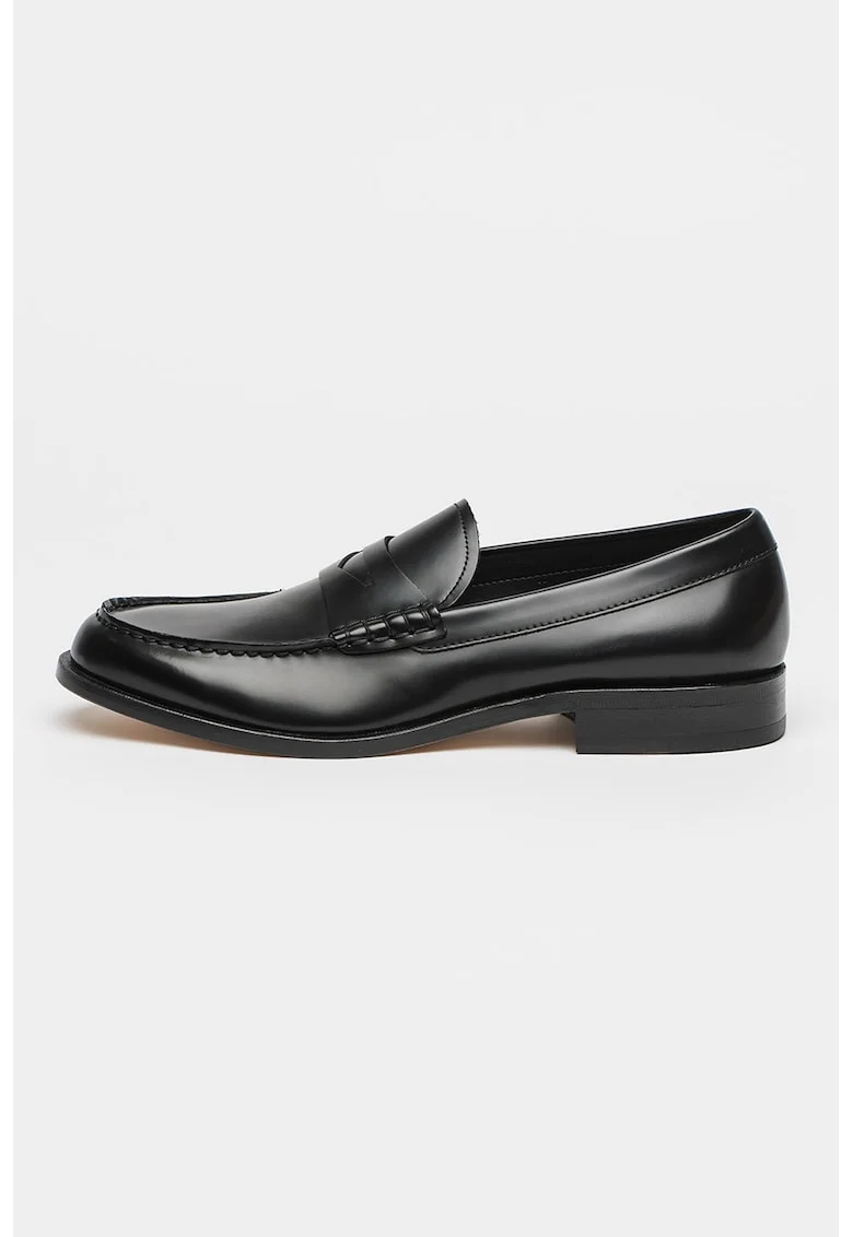 Pantofi loafer din piele Limber, Negru