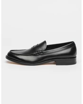 Pantofi loafer din piele Limber, Negru