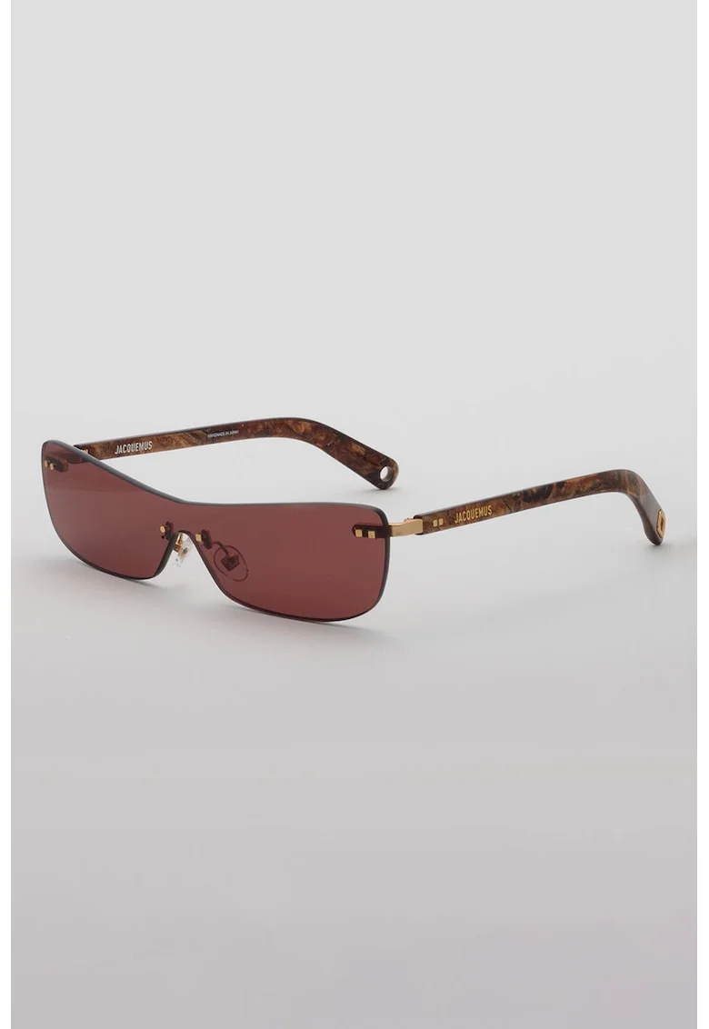 Ochelari de soare wrap slim Mirada, Auriu/Maro