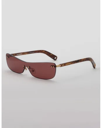 Ochelari de soare wrap slim Mirada, Auriu/Maro