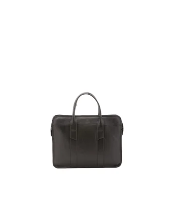 Servieta uni de piele 211469, Negru