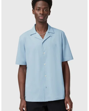 Camasa relaxed fit Hudson, Albastru deschis