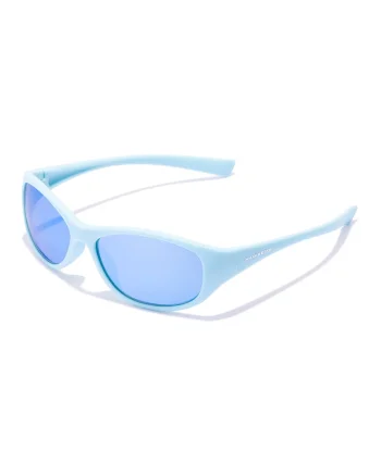 Ochelari de soare unisex cu lentile ovale, Albastru glaciar