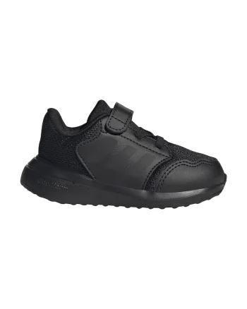 Pantofi sport Tensaur Run 3.0 cu velcro, Negru/Negru stins