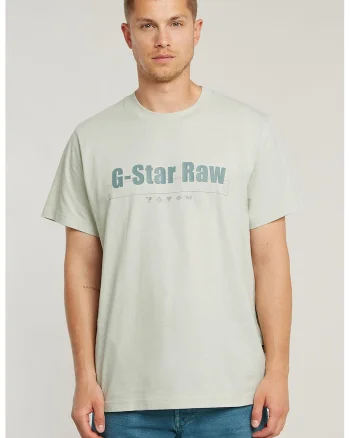 Tricou de bumbac organic cu logo, Verde pal