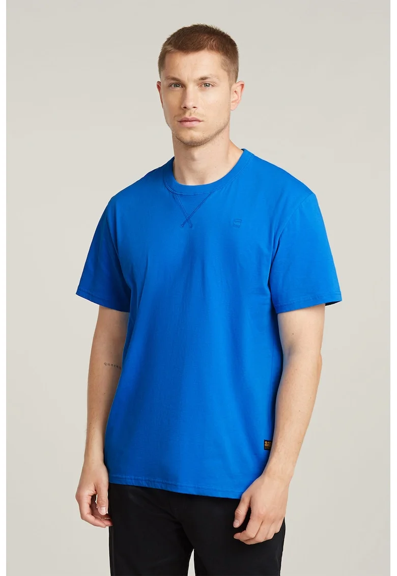 Tricou de bumbac organic Nifous, Albastru royal