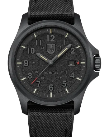 Ceas  XL.1961 Carbon/Cauciuc, Atacama Field, negru