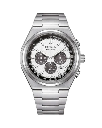 CA4610-85A Mens Watch Eco-Drive Super Titanium Chronograph 43mm 10ATM