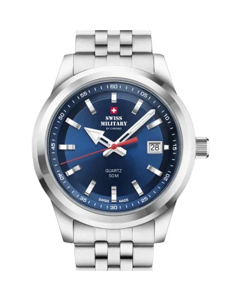 Ceas barbatesc  Quartz, 41mm, 5ATMsazxf, Albastru