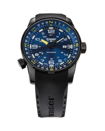 Ceas barbatesc Traser 109742, Automatic, 46mm, 10ATM, Negru