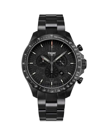 Ceas barbatesc  109466, Quartz, 46mm, 10ATM, Negru