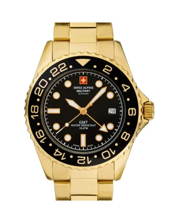 Ceas barbatesc Swiss Military 7052.1117, Quartz, 42mm, 10ATM, Auriu