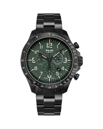 Ceas barbatesc  109464, Quartz, 46mm, 10ATM, Negru