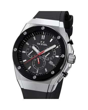 Ceas barbatesc Tw-Steel CE4042, Quartz, 44mm, 10ATM, Argintiu