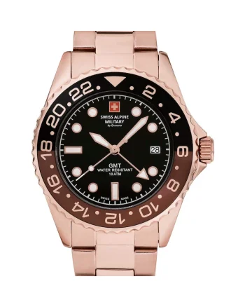 Ceas barbatesc Swiss Military 7052.1164, Quartz, 42mm, 10ATM, Auriu