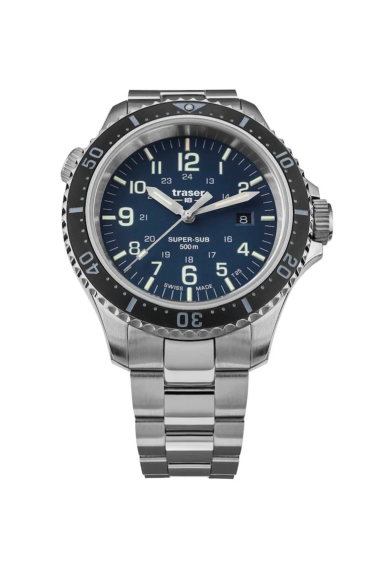 Ceas barbatesc  H3 109375, Quartz, 46mm, 50ATM, Argintiu
