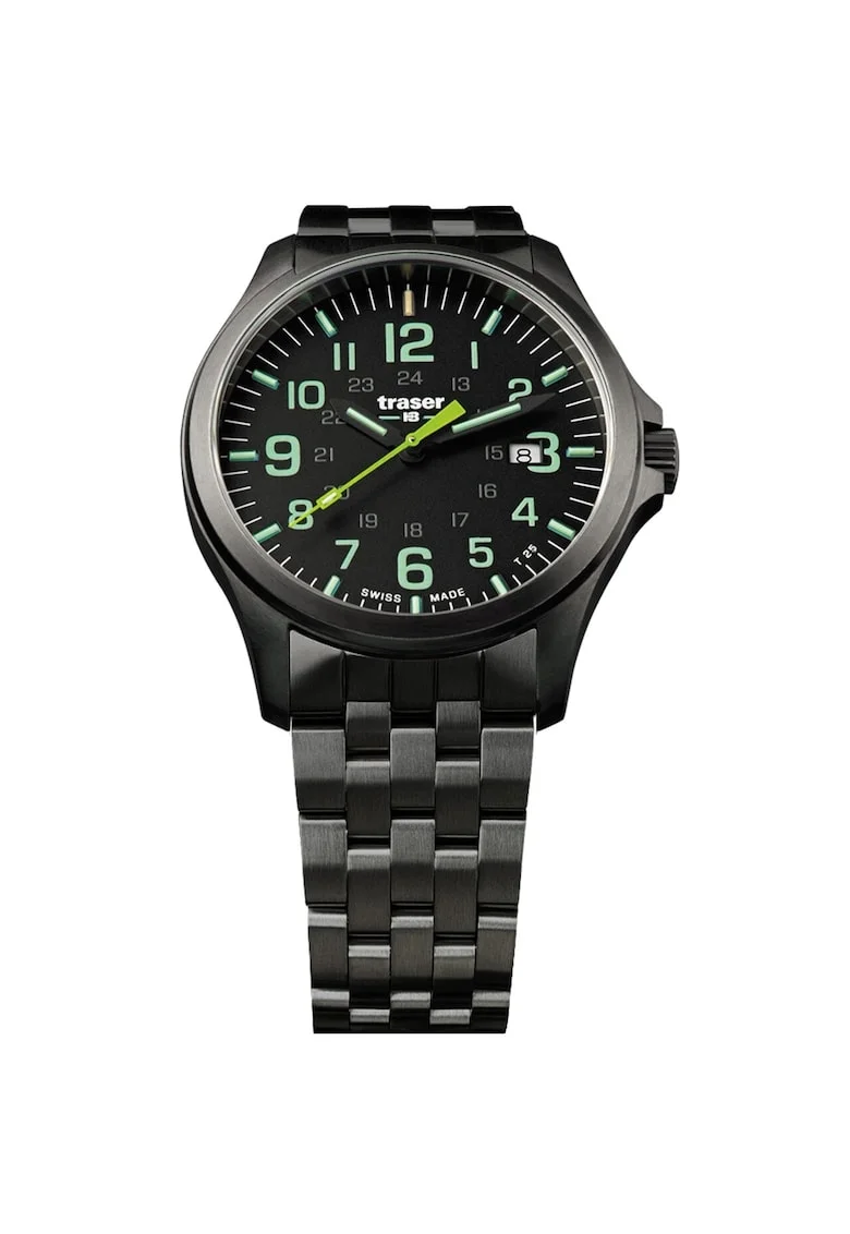 Ceas barbatesc  H3 107869 P67 Officer Pro Gun, 42 mm, 10 ATM, Negru