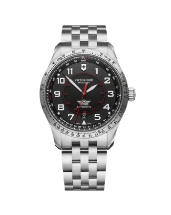 Ceas barbatesc  241888 Airboss, 40mm, 10ATM, Argintiu