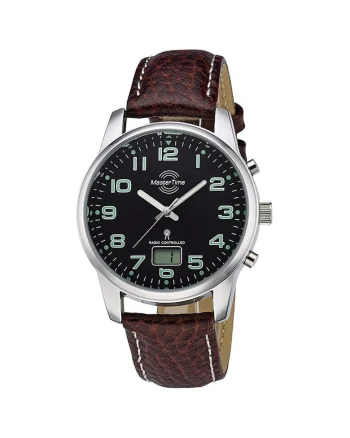 Ceas barbatesc  MTGA-10426-22L Radiocontrolat, Basic Series, 41mm, 3ATM, Argintiu