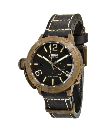 Ceas barbatesc  9008 Doppiotempo, , 46mm, 10ATM, Bronz