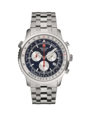 Ceas barbatesc  70.789.135, Quartz, 46mm, 10ATM, Argintiu